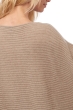 Cashmere kaschmir pullover damen rundhalsausschnitt veel natural brown 2xl