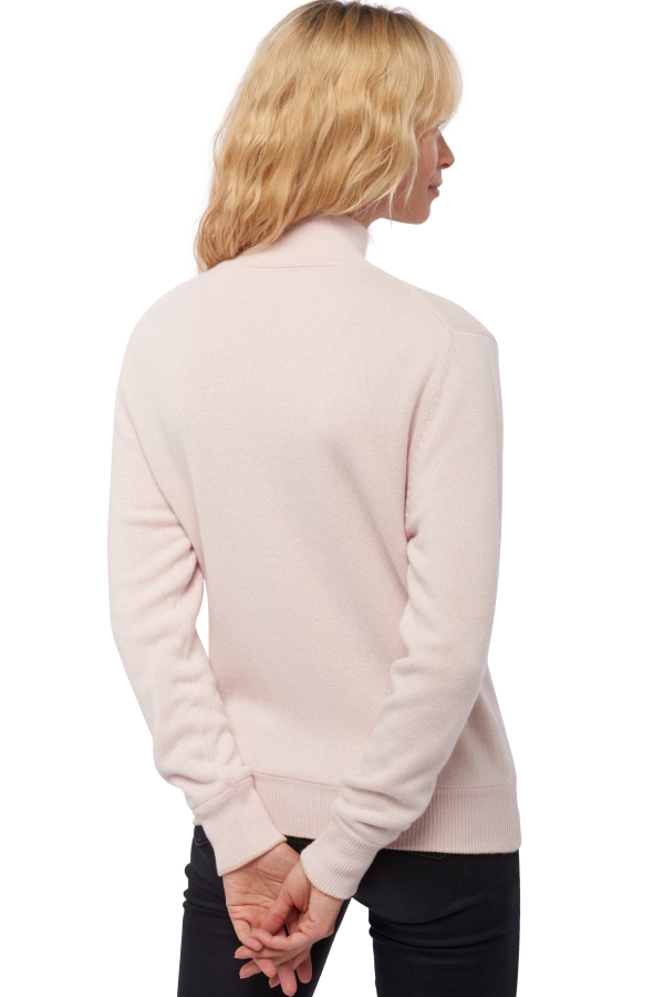 Cashmere kaschmir pullover damen dicke akemi natural beige zartrosa 2xl