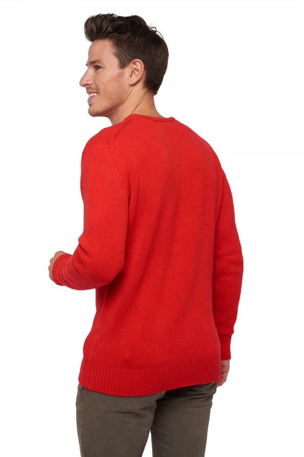 Cashmere kaschmir pullover herren dicke bilal rouge 2xl