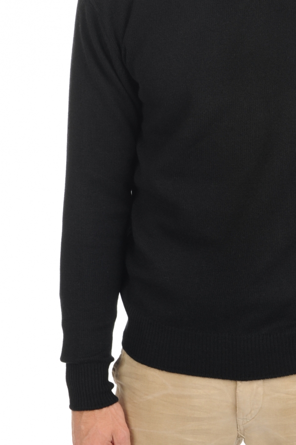 Cashmere kaschmir pullover herren dicke nestor 4f premium black m