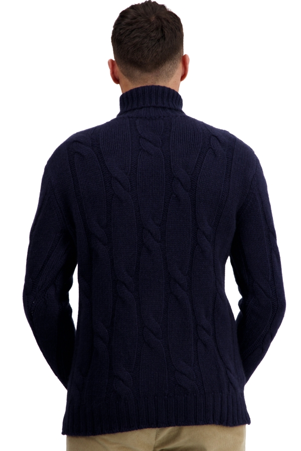 Cashmere kaschmir pullover herren dicke triton nachtblau 2xl