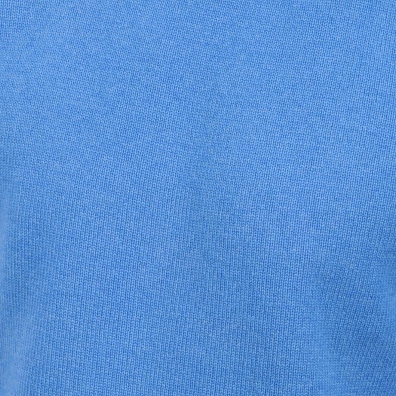 Cashmere kaschmir pullover damen v ausschnitt faustine blau meliert xl
