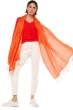 Cashmere kaschmir pullover damen diamant orange 204 cm x 92 cm