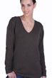 Cashmere kaschmir pullover damen dicke vanessa braun meliert l