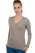 Cashmere kaschmir pullover damen die zeitlosen emma natural brown xl