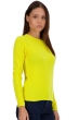 Cashmere kaschmir pullover damen rundhalsausschnitt line jaune citric 