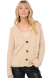 Cashmere kaschmir pullover damen strickjacken cardigan chana natural beige gr 2