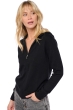 Cashmere kaschmir pullover damen strickjacken cardigan tina first schwarz l