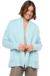 Cashmere kaschmir pullover damen strickjacken cardigan vienne natural ecru aqua m