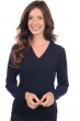 Cashmere kaschmir pullover damen v ausschnitt emma nachtblau 