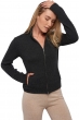 Cashmere kaschmir pullover damen zip kapuze elodie anthrazit meliert l