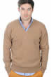 Cashmere kaschmir pullover herren dicke hippolyte 4f camel meliert 3xl