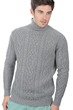 Cashmere kaschmir pullover herren platon grau meliert 4xl