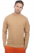 Cashmere kaschmir pullover herren rundhals nestor camel 