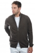 Cashmere kaschmir pullover herren strickjacke pullunder elton braun meliert 