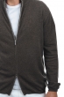 Cashmere kaschmir pullover herren strickjacke pullunder elton braun meliert 