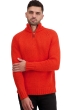 Cashmere kaschmir pullover herren tripoli bloody orange paprika 3xl