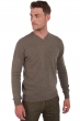 Cashmere kaschmir pullover herren v ausschnitt gaspard graubraun meliert 