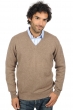 Cashmere kaschmir pullover herren v ausschnitt hippolyte 4f natural brown m