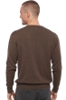 Cashmere kaschmir pullover herren v ausschnitt hippolyte braun meliert 