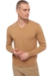 Cashmere kaschmir pullover herren v ausschnitt hippolyte camel 