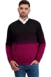 Cashmere kaschmir pullover herren v ausschnitt telaviv bordeaux schwarz 2xl