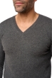 Cashmere kaschmir pullover herren v ausschnitt tor first dark grey s