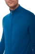 Cashmere kaschmir pullover herren zip kapuze elton entenblau 4xl