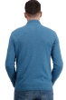 Cashmere kaschmir pullover herren zip kapuze thobias first manor blue m