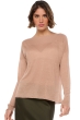 Leinen kaschmir pullover damen rundhalsausschnitt sheila latte s