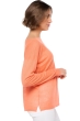 Leinen kaschmir pullover damen rundhalsausschnitt sheila papaya s