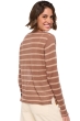 Leinen kaschmir pullover damen v ausschnitt sullivan latte s