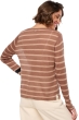 Leinen kaschmir pullover damen v ausschnitt sullivan latte s