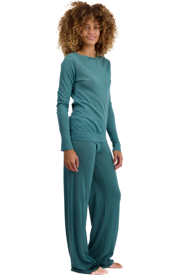 Cashmere Duvet kachmir damen pyjama boubou eucalyptus m