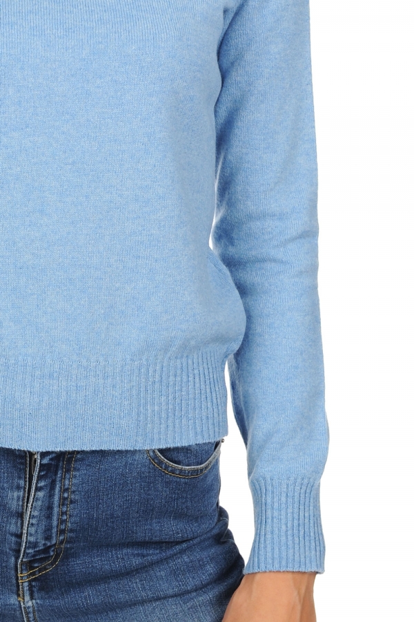Cashmere accessoires lili azurblau meliert 3xl