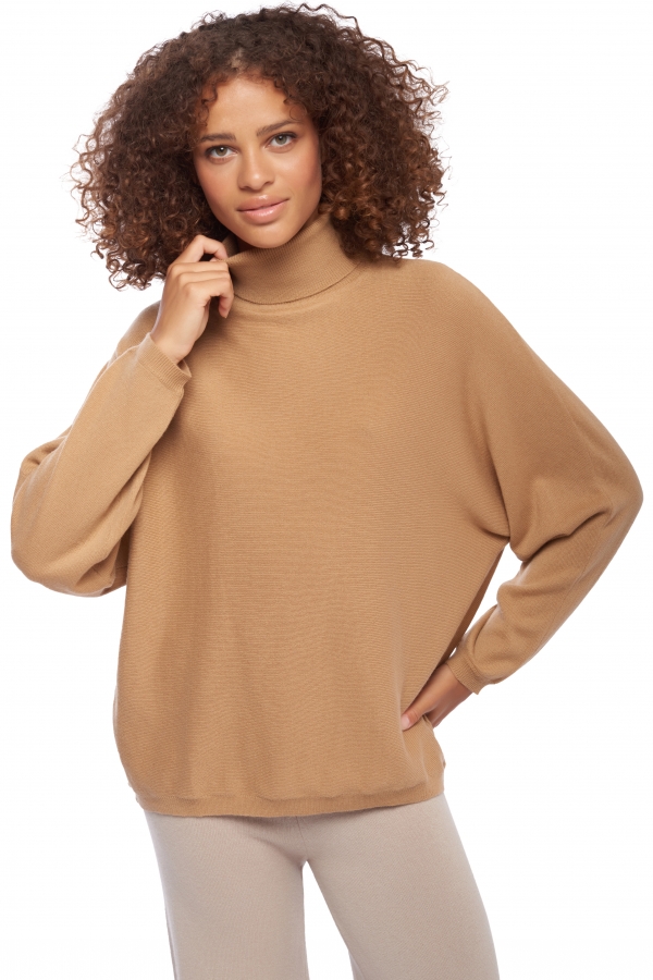 Cashmere kaschmir pullover damen amarillo camel 2xl