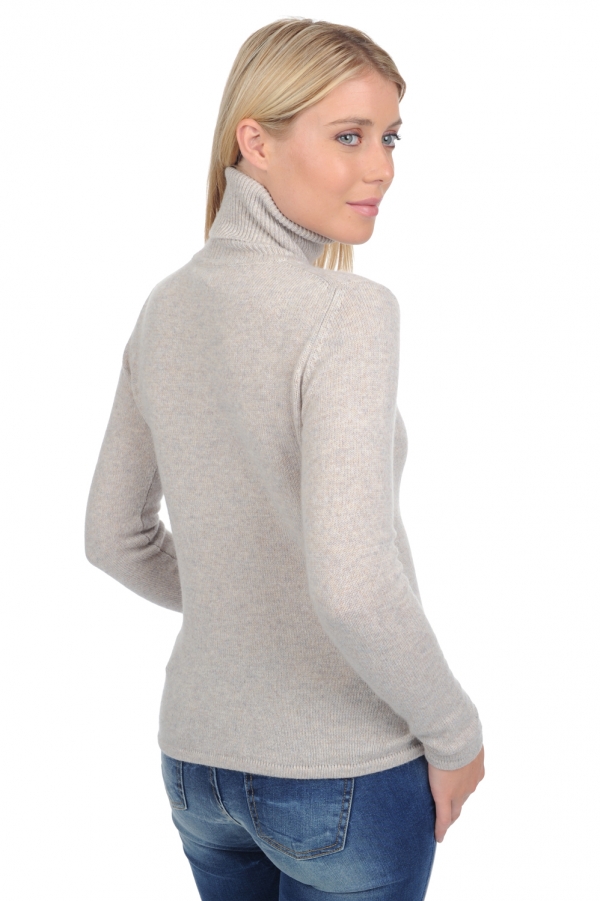 Cashmere kaschmir pullover damen dicke lyanne beige gris 2xl