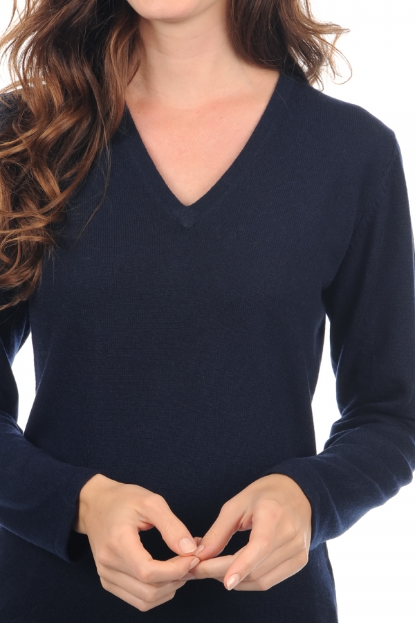 Cashmere kaschmir pullover damen fruhjahr sommer kollektion emma nachtblau l