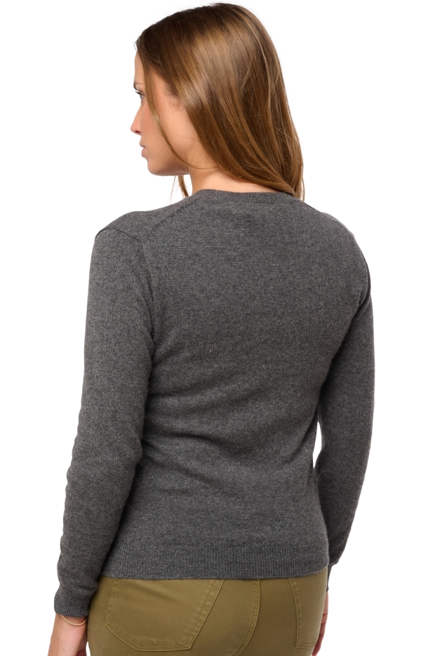 Cashmere kaschmir pullover damen fruhjahr sommer kollektion tessa first dark grey 2xl