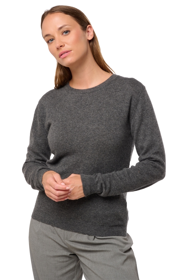 Cashmere kaschmir pullover damen fruhjahr sommer kollektion thalia first dark grey m