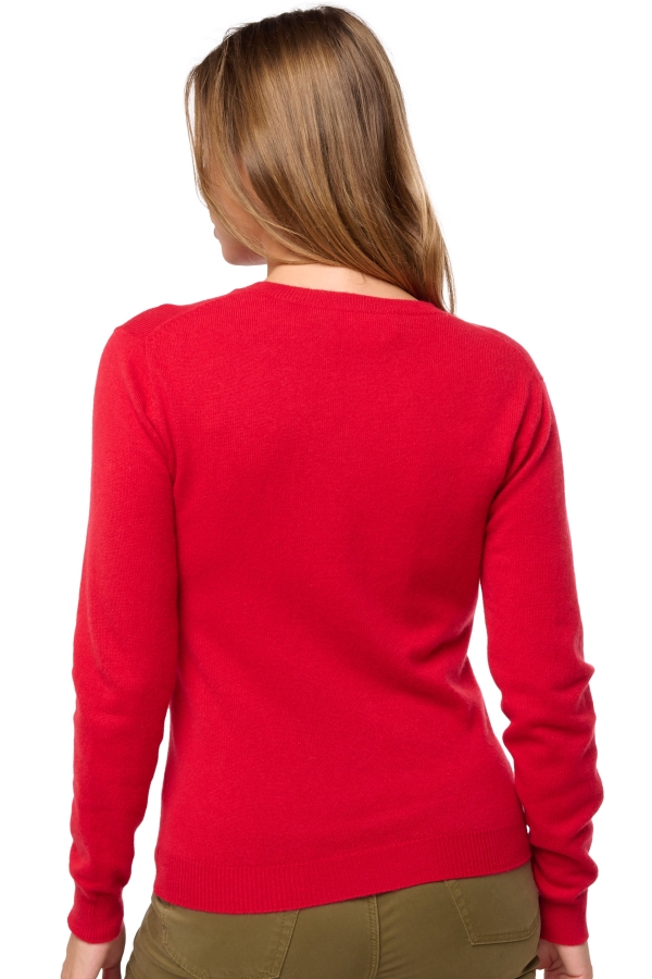 Cashmere kaschmir pullover damen fruhjahr sommer kollektion thalia first deep red l