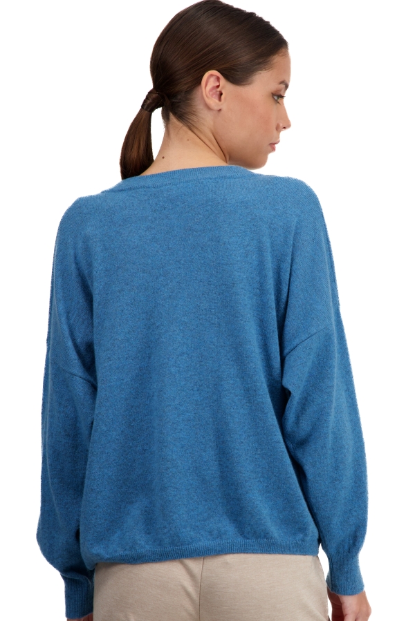 Cashmere kaschmir pullover damen fruhjahr sommer kollektion theia manor blue l