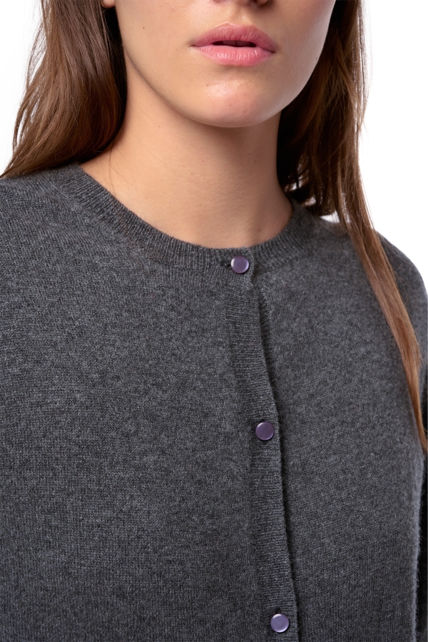 Cashmere kaschmir pullover damen gunstig tyra first dark grey l