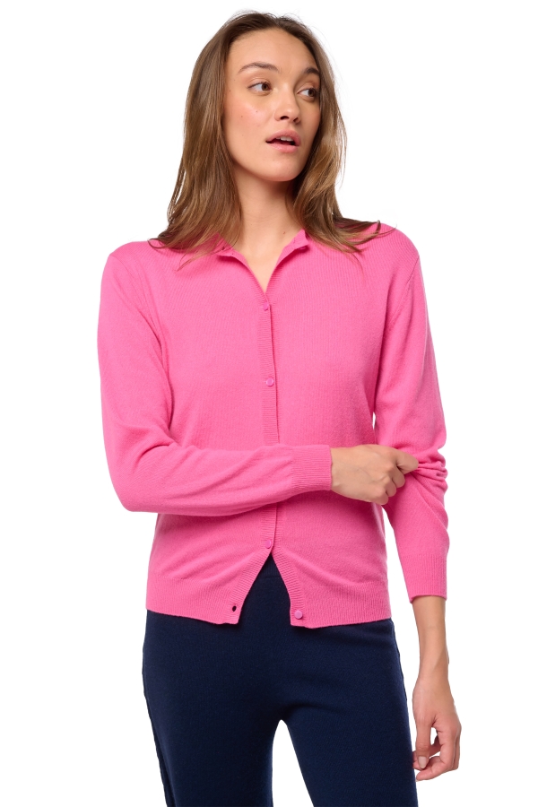 Cashmere kaschmir pullover damen gunstig tyra first flashy rose l