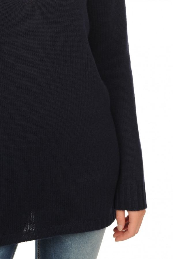 Cashmere kaschmir pullover damen premium pullover vanessa premium premium navy 2xl