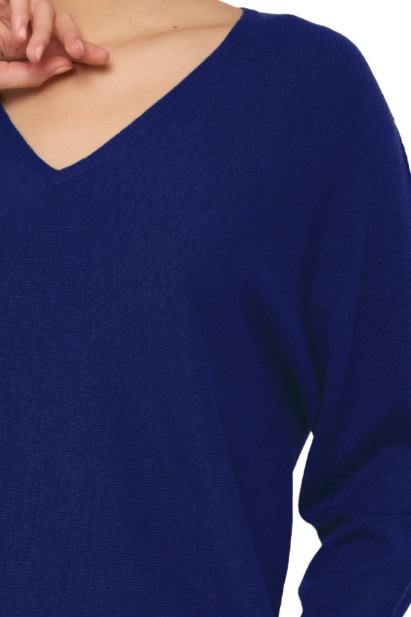 Cashmere kaschmir pullover damen schlussverkauf ushuaia ultra marine m