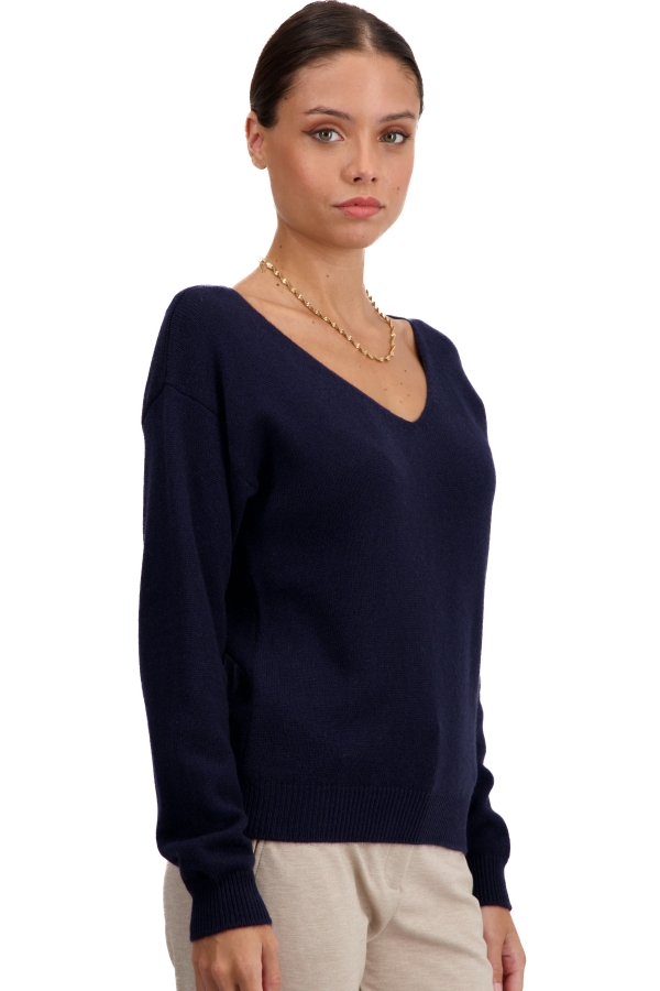 Cashmere kaschmir pullover damen thailand nachtblau 2xl