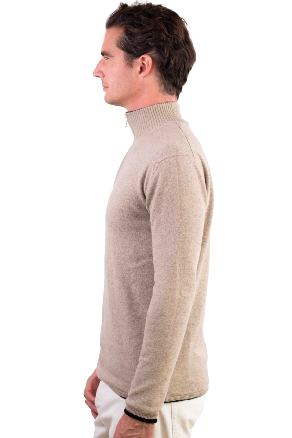 Cashmere kaschmir pullover herren cilio schwarz natural stone 2xl