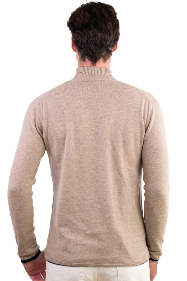 Cashmere kaschmir pullover herren cilio schwarz natural stone 2xl