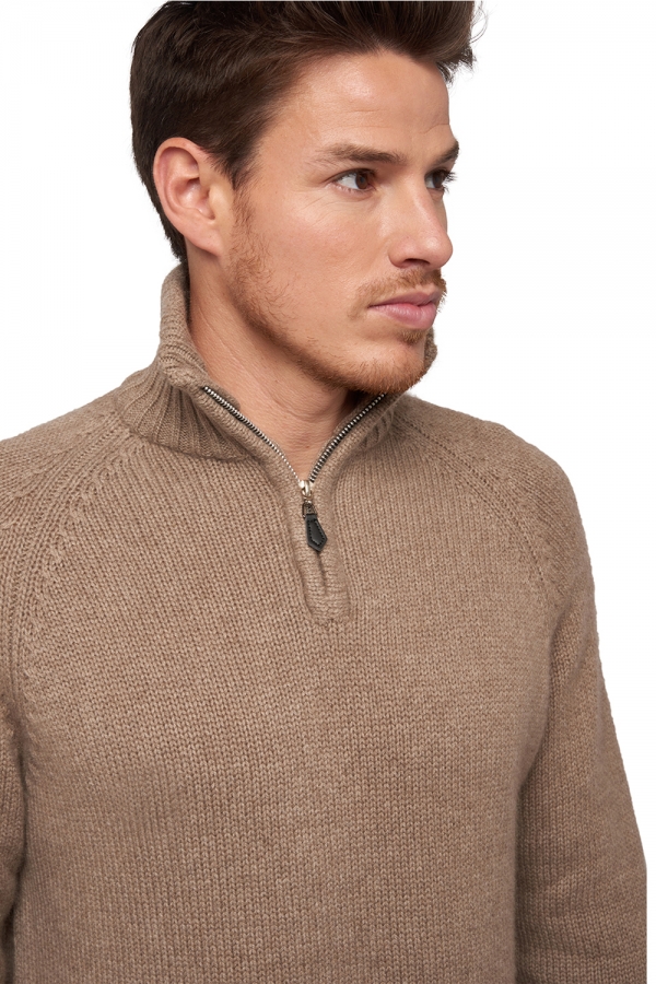 Cashmere kaschmir pullover herren dicke donovan natural brown xs